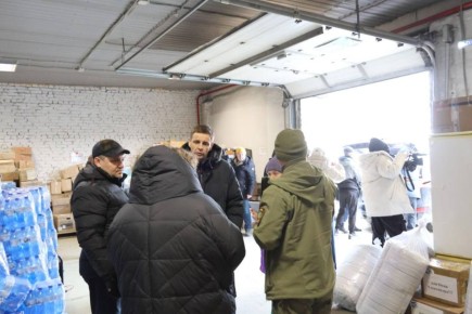 Алексей Лемин: Очередная разгрузка перед загрузкой гуманитарного груза