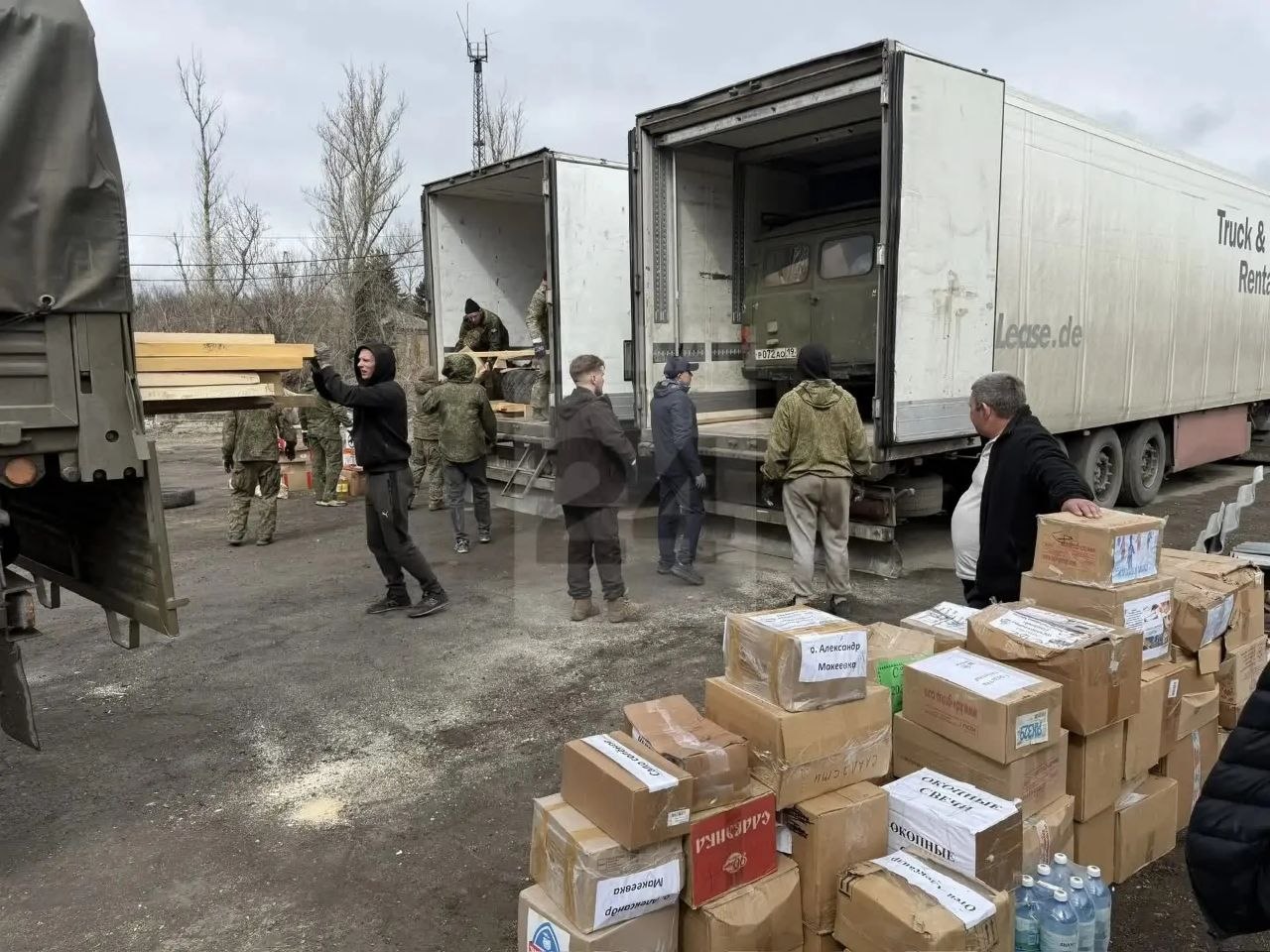 Гумконвой из Абакана уже в точке назначения Гумконвой из Абакана уже в точке назначения