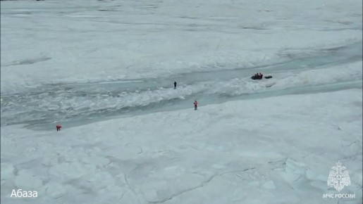 В Хакасии провели плановые подрывы льда
