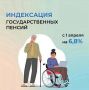 Отделение Социального фонда России по Хакасии с 1 апреля на 6,8% проиндексировало пенсии по государственному обеспечению, включая социальные