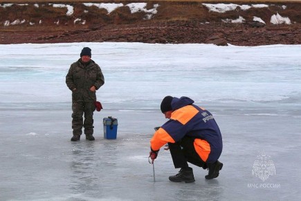 Лёд на водоемах Хакасии продолжает терять прочность