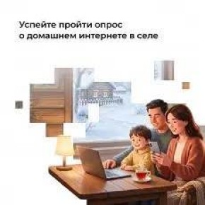Опрос о потребности в домашнем интернете в малых населенных пунктах продлен до конца апреля