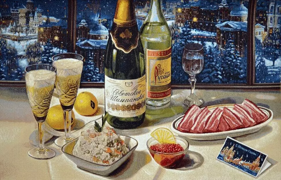 Советские праздничные салаты: быстрая история на кухонной полке