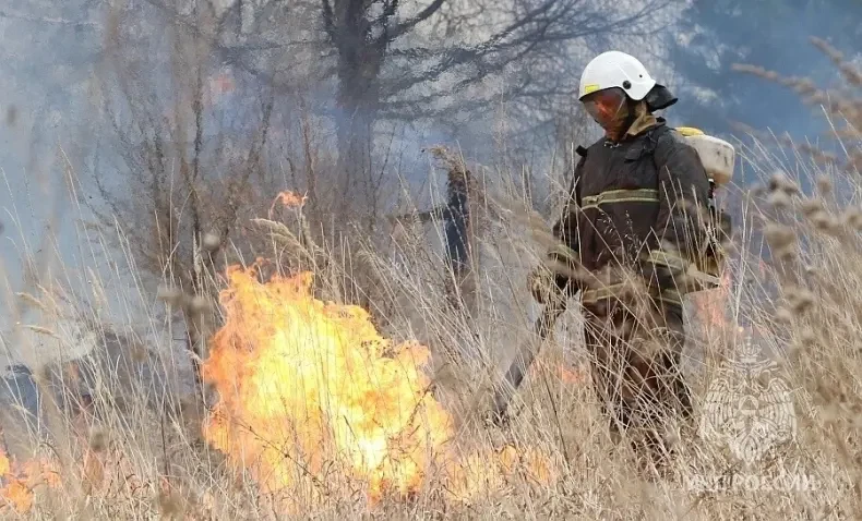 Палы травы в Хакасии не прекращаются