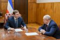 Валентин Коновалов: Провёл встречу с руководителем территориального управления Россельхознадзора Сергеем Викторовичем Машуковым