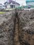 Новую линию освещения монтируют на улице Гагарина в Абакане, подрядчик приступил к установке опор и прокладке кабеля