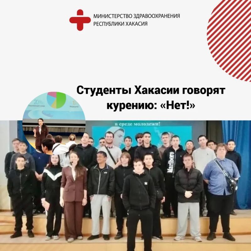 Студенты Хакасии говорят курению: «Нет!»