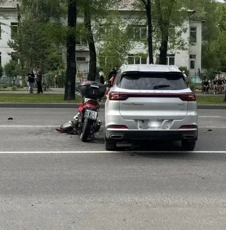 Очередное ДТП с мотоциклом в Абакане Очередное ДТП с мотоциклом в Абакане