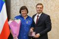 За многолетний вклад в соцзащиту ветеранов и инвалидов Марина Герасимова удостоена медали «Трудовая доблесть Хакасии»