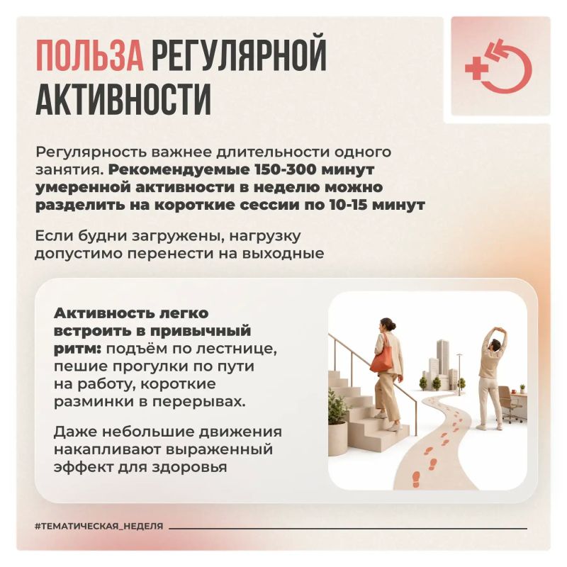 Движение – это естественная потребность организма, которая поддерживает силы, настроение и устойчивость к стрессу Движение – это естественная потребность организма, которая поддерживает силы, настроение и устойчивость к стрессу