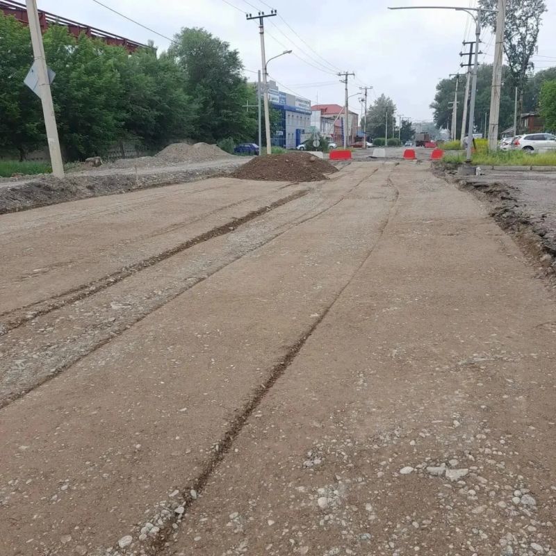 Участок улицы Крылова в Абакане готовится к асфальтированию Участок улицы Крылова в Абакане готовится к асфальтированию