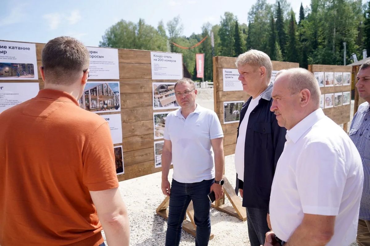 Полпред оценил проекты спортивнотуристического комплекса «Шерегеш» Полпред оценил проекты спортивнотуристического комплекса «Шерегеш»