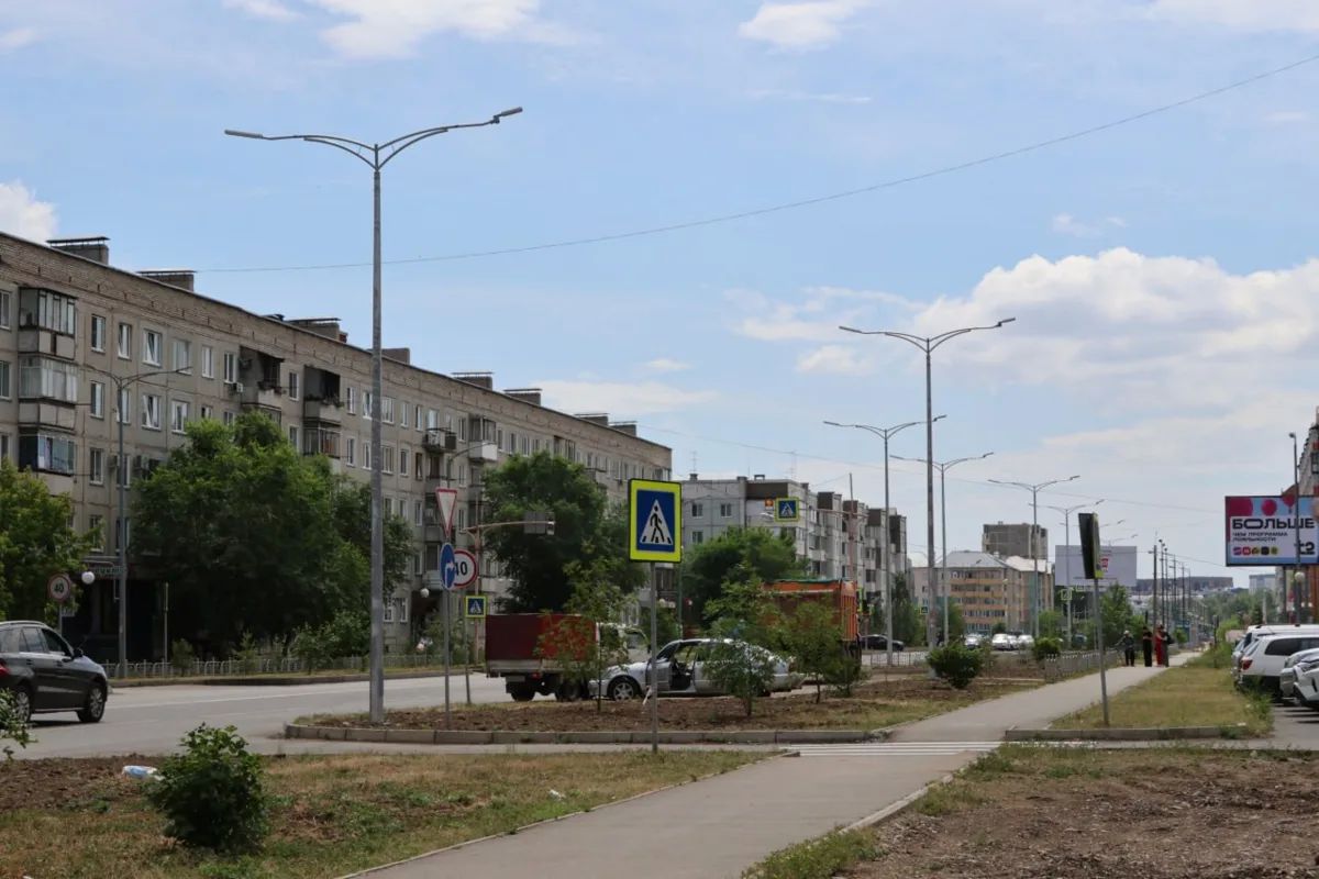 Новый участок уличного освещения тестируют по Торосова