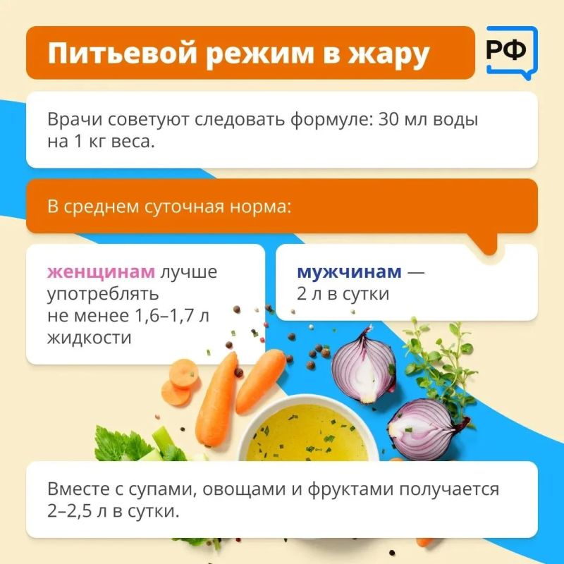 В жару нужно много пить! . Подойдут ли чай и кофе, сколько нужно жидкости, как правильно наладить питьевой режим? Рассказывает заведующая кардиологическим отделением Российского геронтологического научно-клинического центра... В жару нужно много пить! . Подойдут ли чай и кофе, сколько нужно жидкости, как правильно наладить питьевой режим? Рассказывает заведующая кардиологическим отделением Российского геронтологического научно-клинического центра...