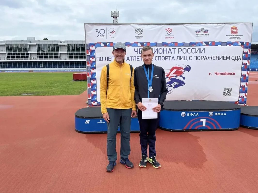 Серебро и бронзу Чемпионата России по легкой атлетике взяли паралимпийцы Хакасии Серебро и бронзу Чемпионата России по легкой атлетике взяли паралимпийцы Хакасии
