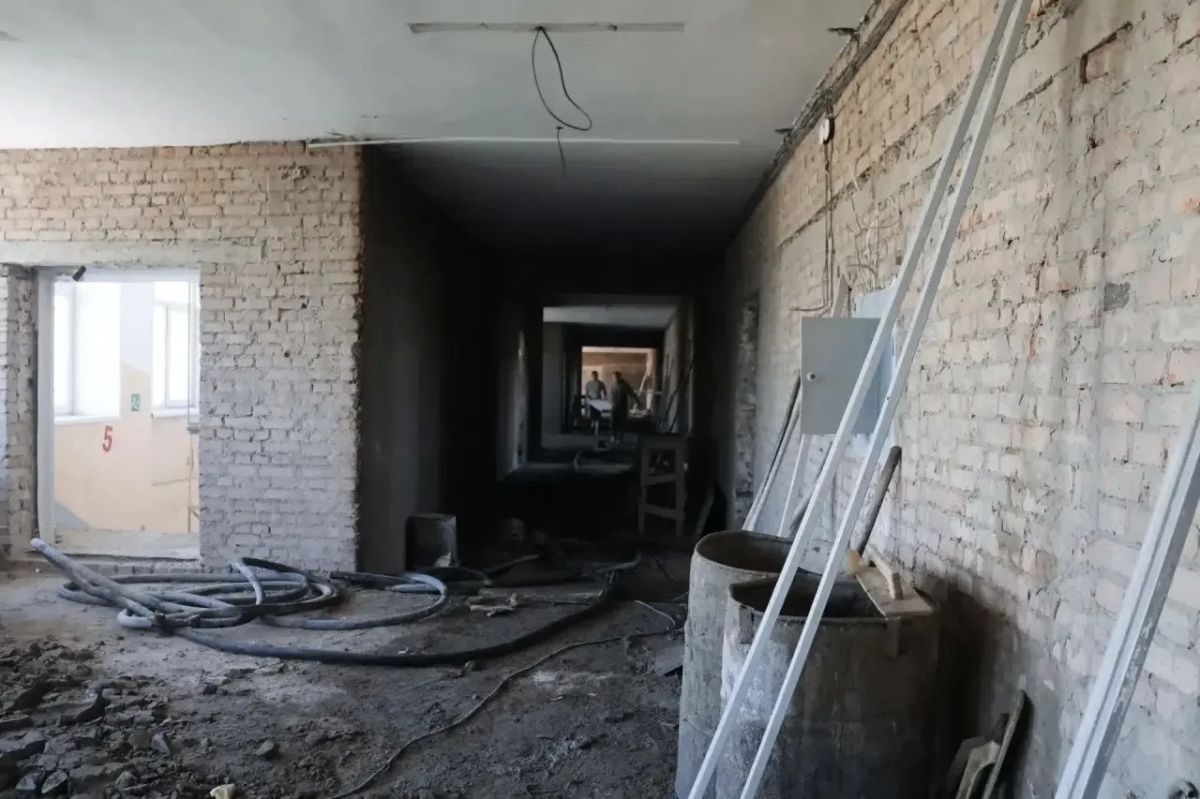 Подсинскую школу обновляют в рамках нацпроекта