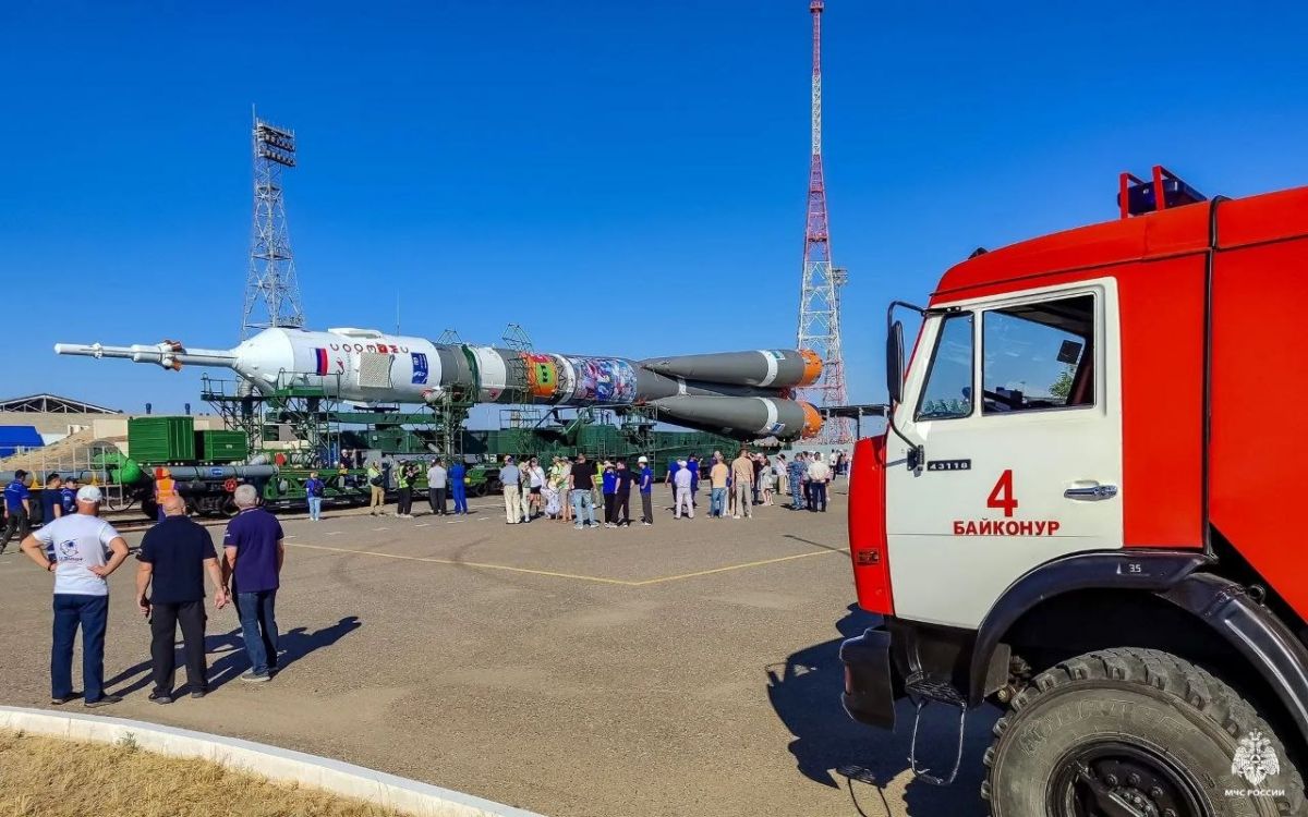 МЧС России обеспечило пожарную безопасность запуска ракеты «Союз-2.1а» с космодрома Байконур МЧС России обеспечило пожарную безопасность запуска ракеты «Союз-2.1а» с космодрома Байконур