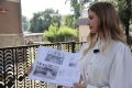 Фасад старого здания, когда-то УПК, расположенного по ул. М. Жукова, 10 в Абакане, постепенно приводят в порядок