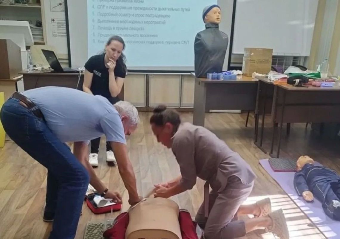 Специалисты провели в Хакасии занятия по первой помощи