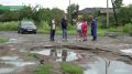В Черногорске дорога буквально уходит из-под колес