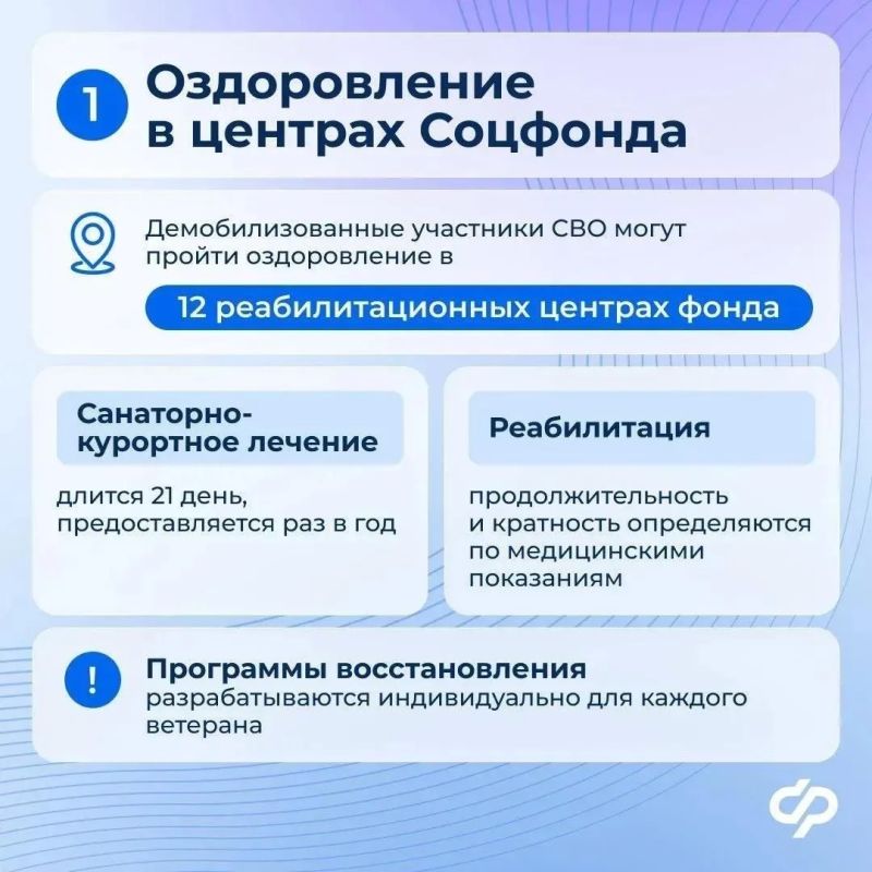 Социальный фонд помогает участникам СВО пройти реабилитацию Социальный фонд помогает участникам СВО пройти реабилитацию