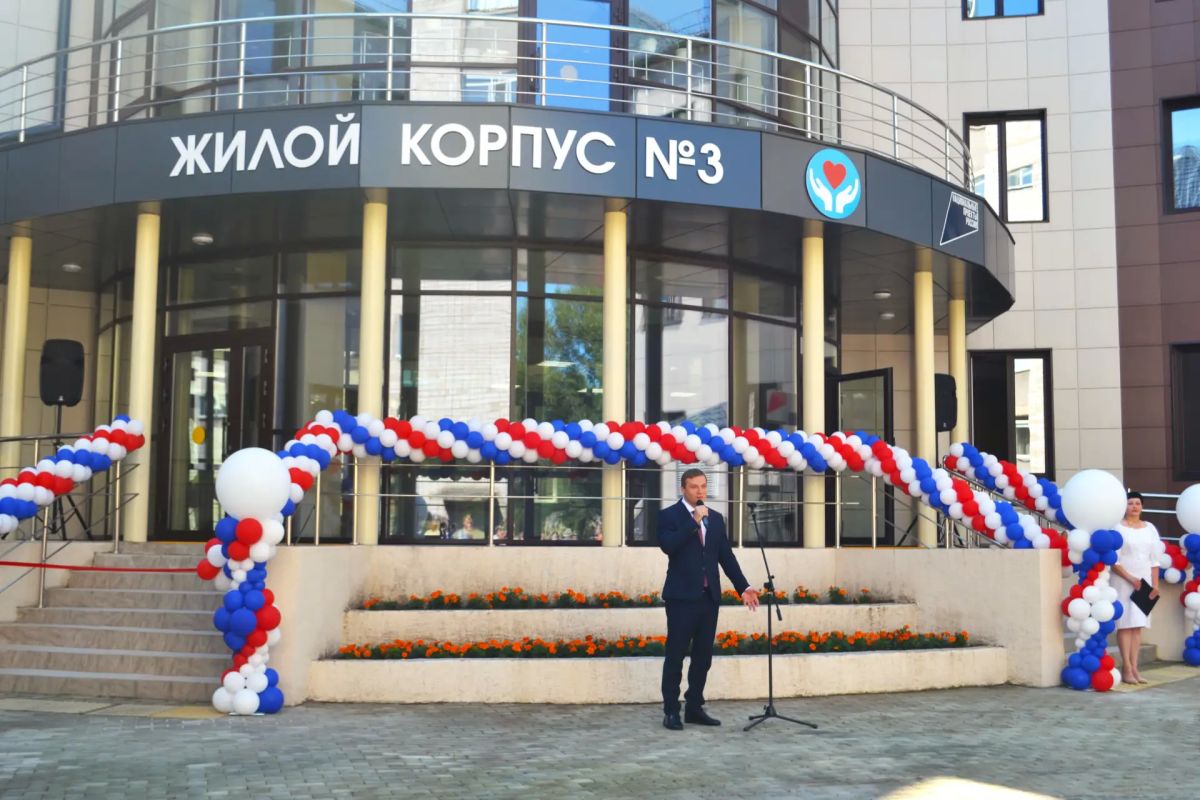 В Абакане открыли новый корпус пансионата ветеранов