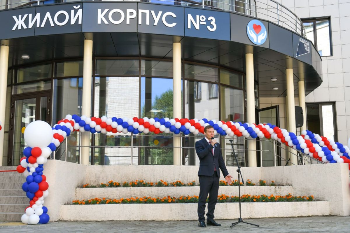 Валентин Коновалов: Открыл новый жилой корпус Абаканского пансионата ветеранов Валентин Коновалов: Открыл новый жилой корпус Абаканского пансионата ветеранов