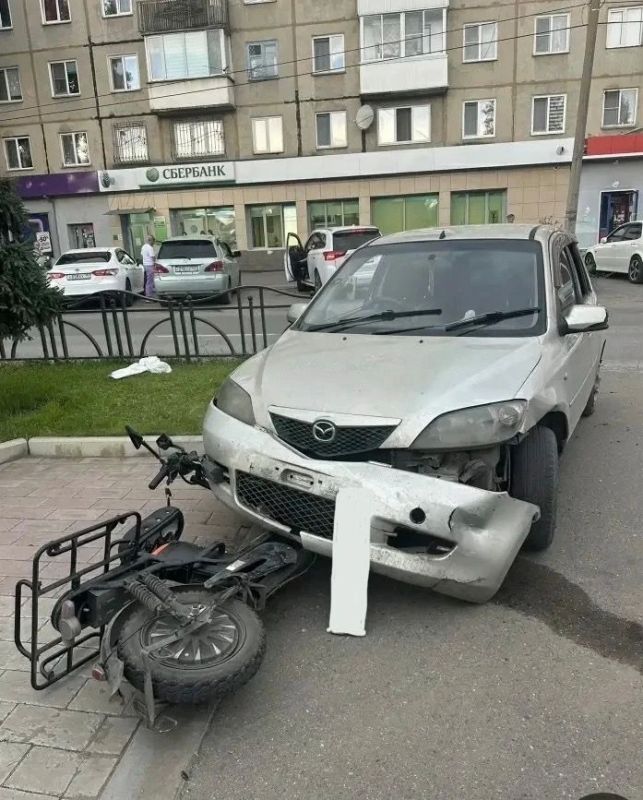 В Черногорске в ДТП пострадал несовершеннолетний водитель