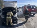«Газель» вспыхнула в Абакане
