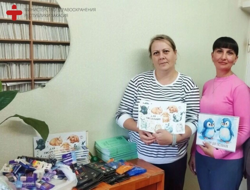 Медработники Усть-Абакана помогли детям из нуждающихся семей собраться в школу