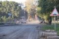 На улице Комарова в Абакане продолжается капитальный ремонт