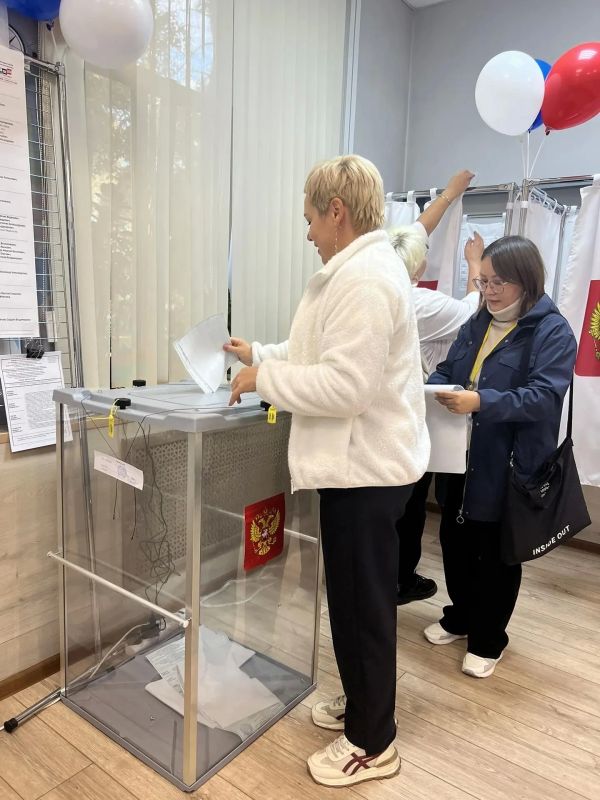 Первые избиратели в Хакасии не заставили себя ждать Первые избиратели в Хакасии не заставили себя ждать