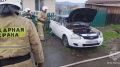За выходные в Хакасии тушили автобус, погрузчик, автомобиль и жилой дом
