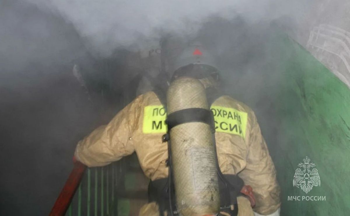 В Абакане пожарные эвакуировали 19 человек из задымленного подъезда