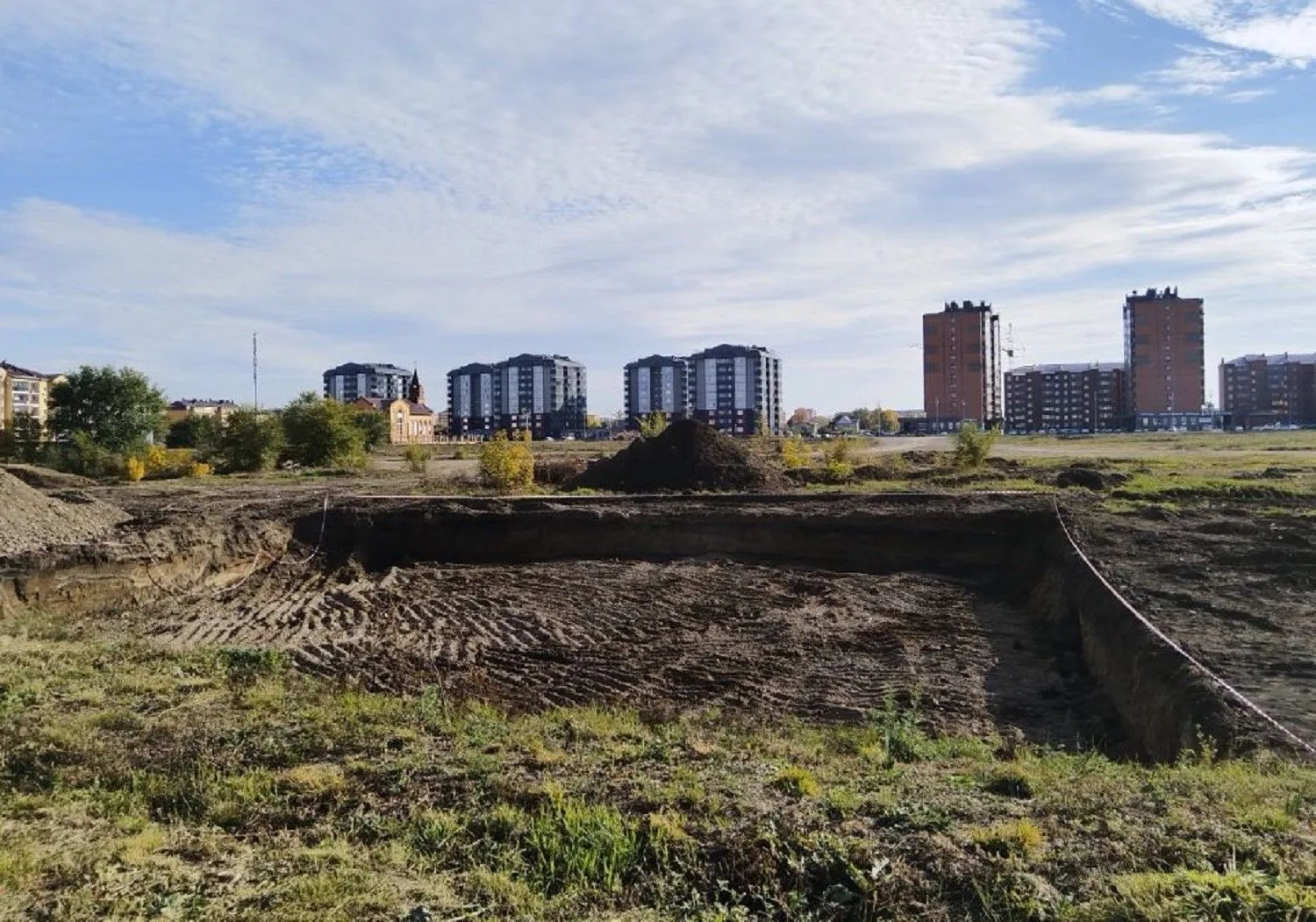 В Абакане продолжается строительство парка «Арбан»