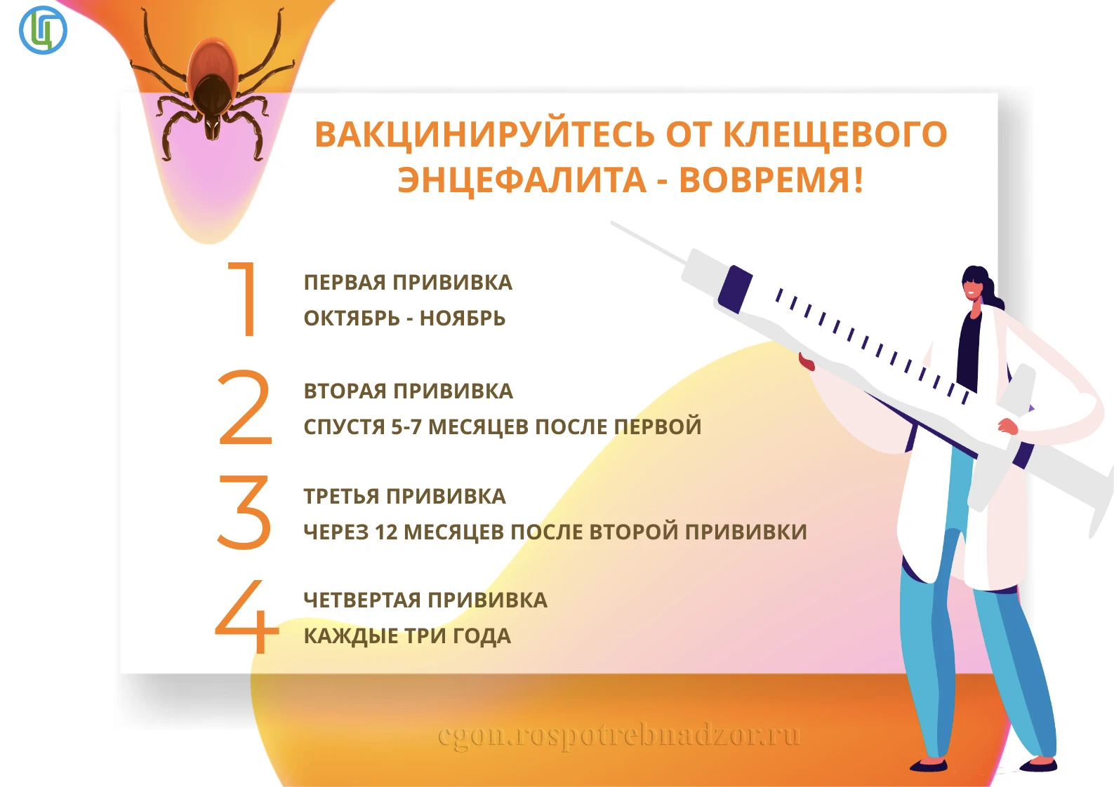 Клещи: начинаем вакцинацию